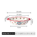 Rectangular Oval Bakeware Pan With Handle Ceramic Baking dish