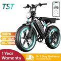 e-bike, 20" fat tires, 60-100mile range