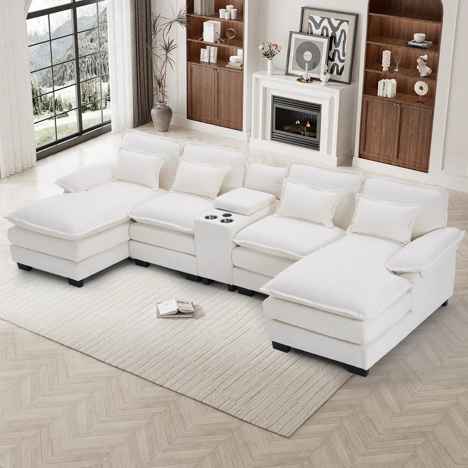 U Shaped Modular Sectional Sofa