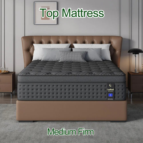 12/14Inch Memory Foam Spring Mattress Single/Double/Queen/King Sizes Boxed Mattress