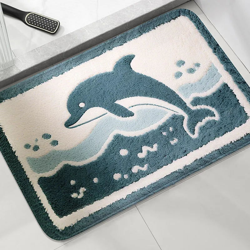 Beach and Seaside Shower Floor Mat