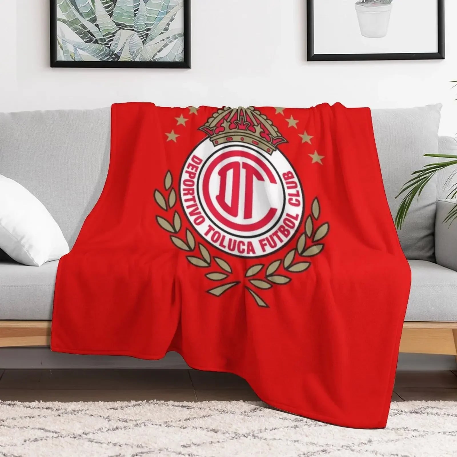 Toluca football Throw Blanket