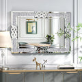Rectangular Crushed Diamond Wall Mirror