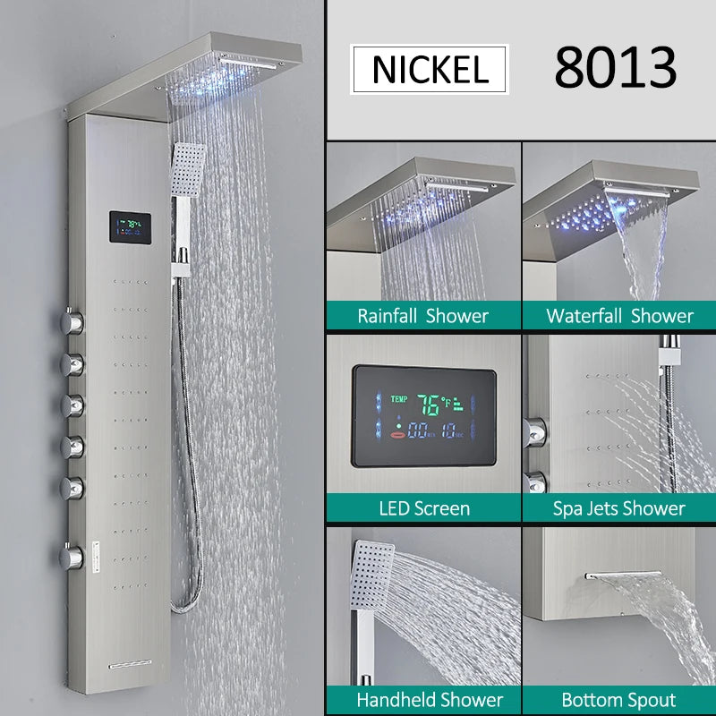 LED Shower Panel Tower System
