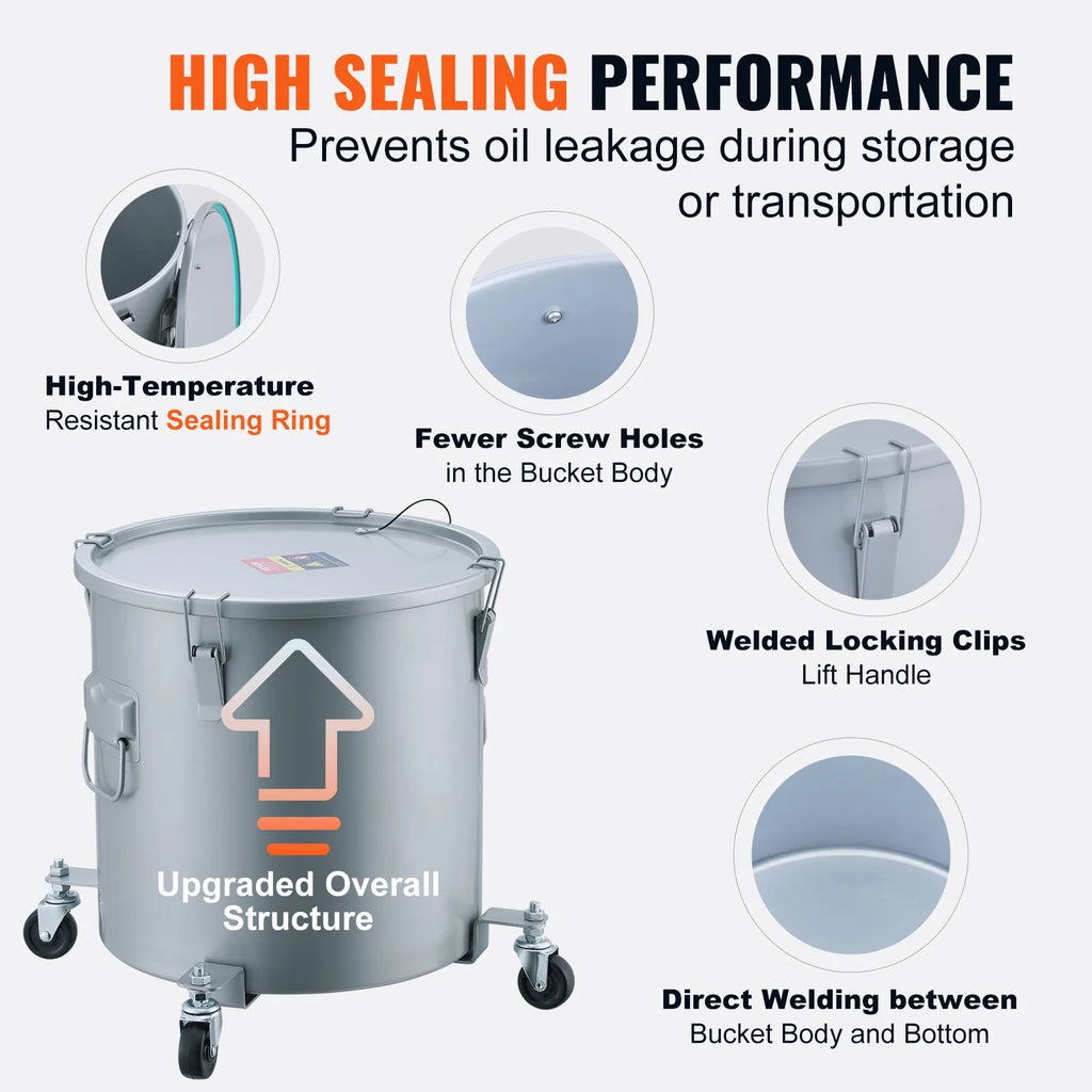 Grease Bucket Oil Disposal