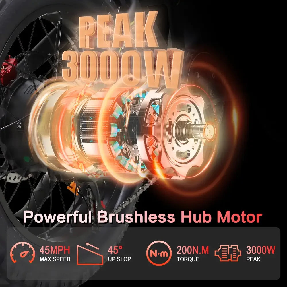 Moto Electric Bicycle Peak 1500/3000/5000W