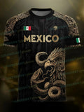 Mexico Football Jersey For Men Women Youth Summer Breathable Casual Soccer Shirt Quick Dry Sports Tee For Match And Training