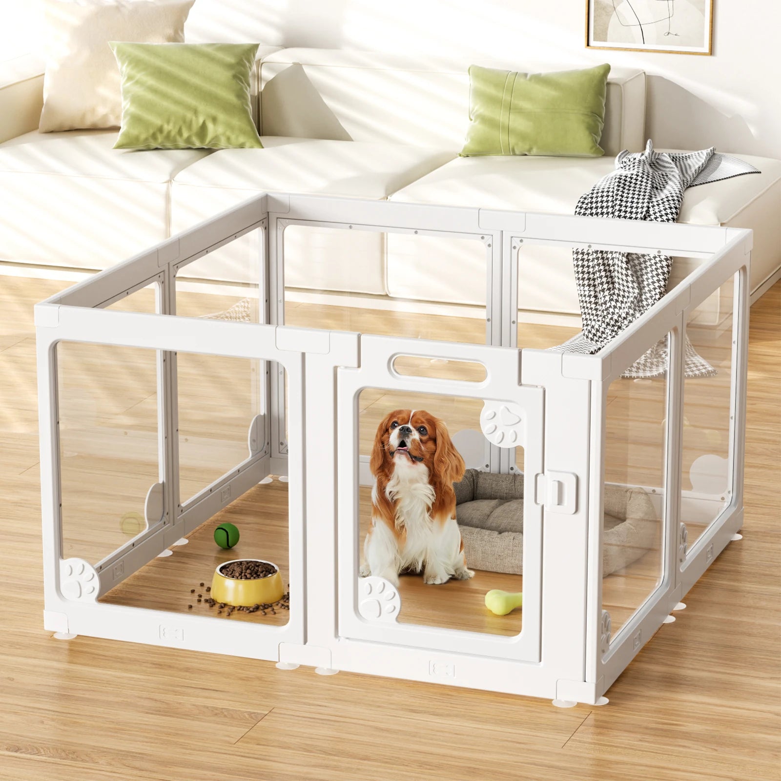 Clear Dog Play Pen