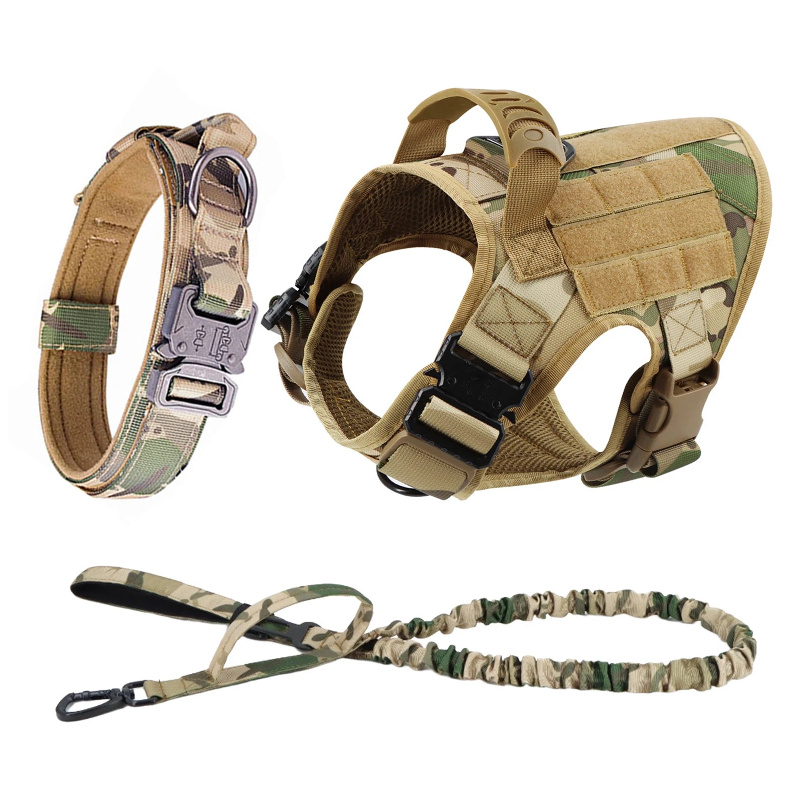 Leash, Harness And Collar For Medium Large Dogs