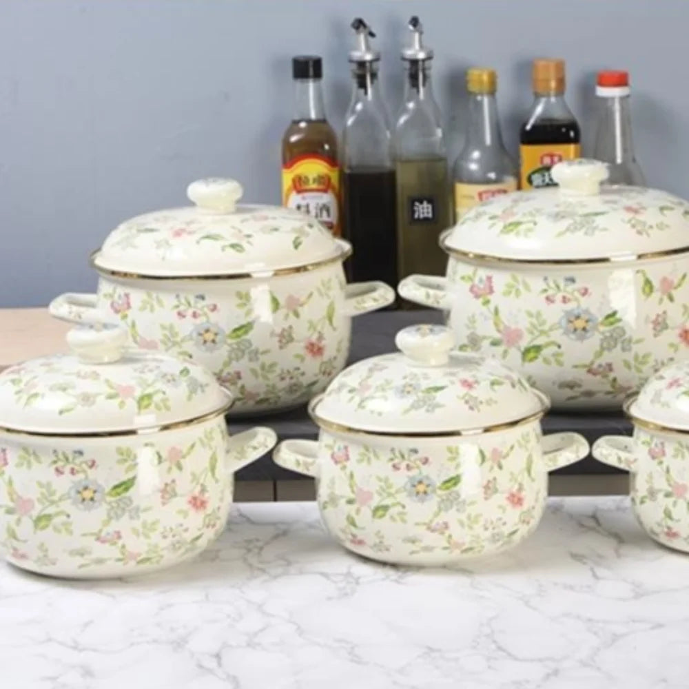 Heat Resistant Big Chubby Stew Soup Pot