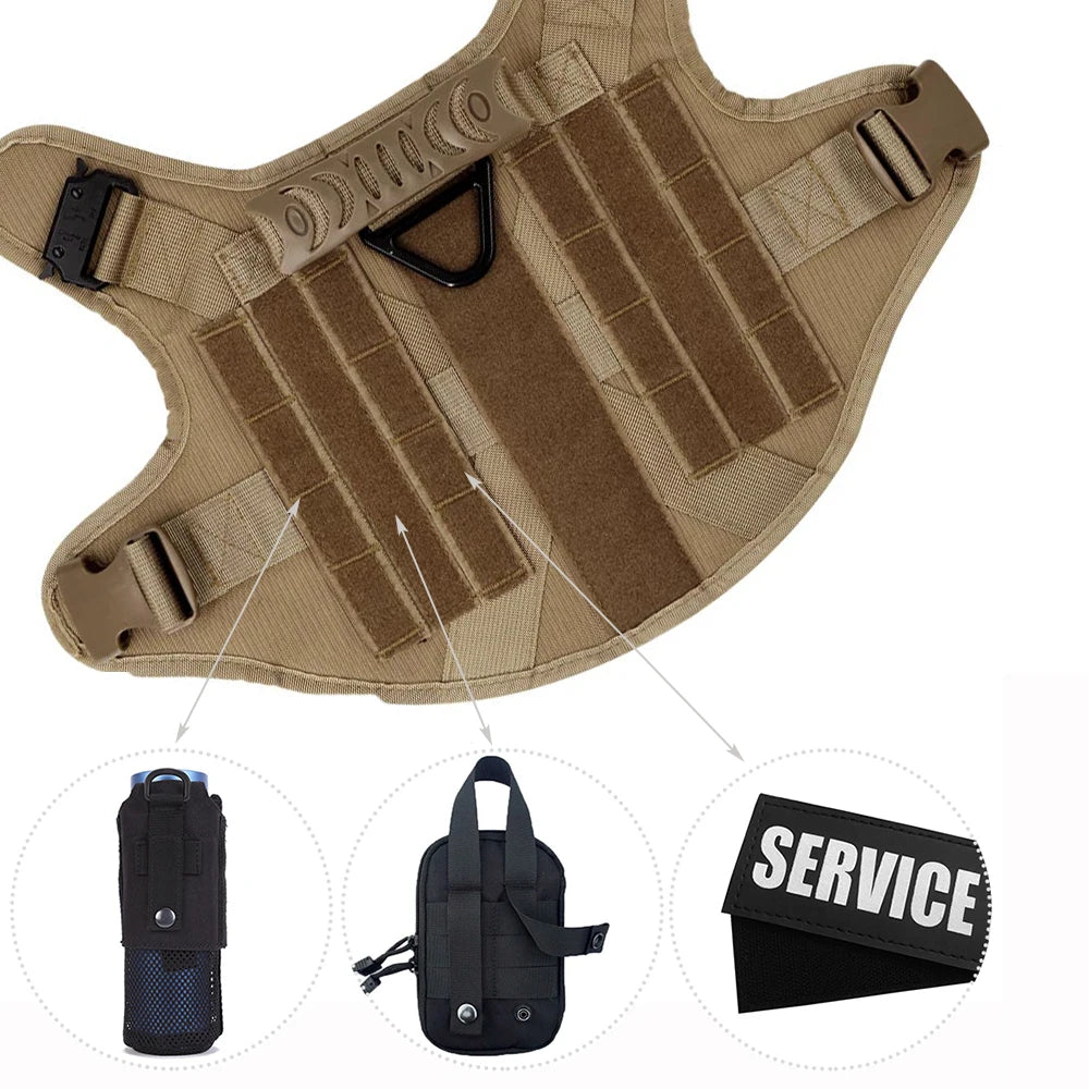 Leash, Harness And Collar For Medium Large Dogs