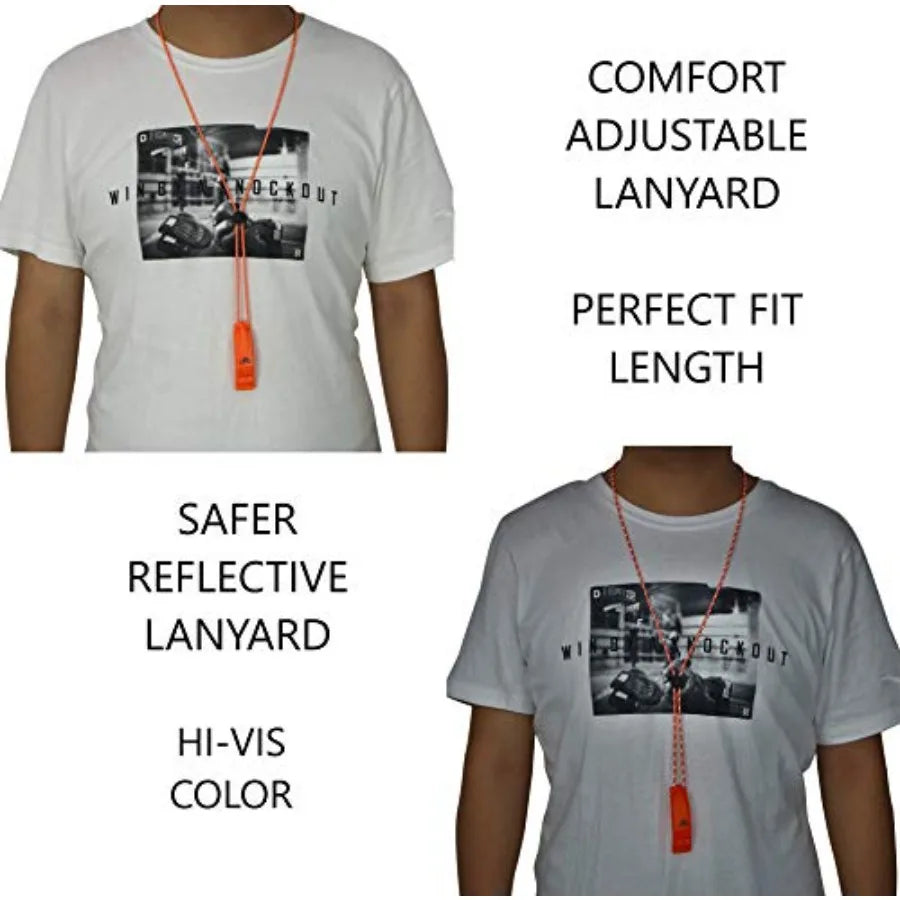 Emergency Whistles with Lanyard