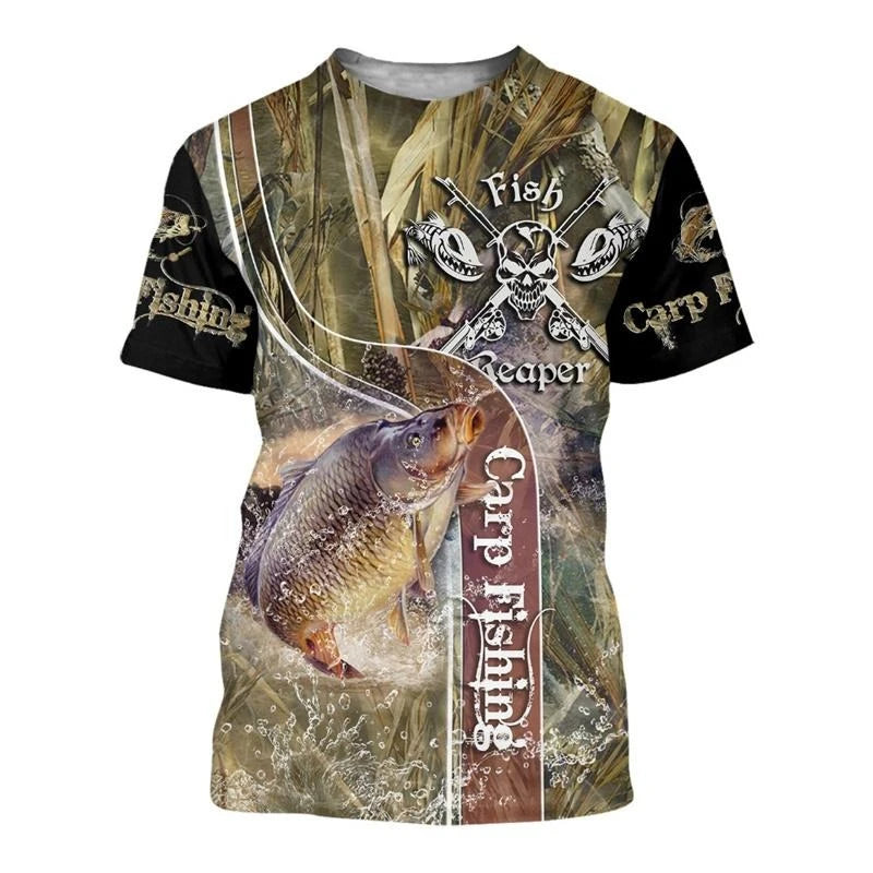 Fishing Themed Outdoor T-shirt