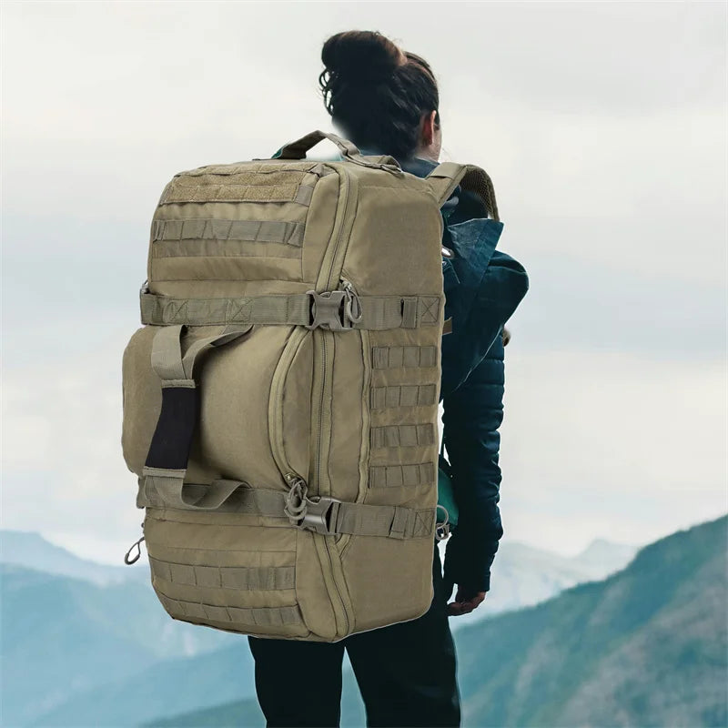 Large Duffel Hiking and Camping Travel Bags