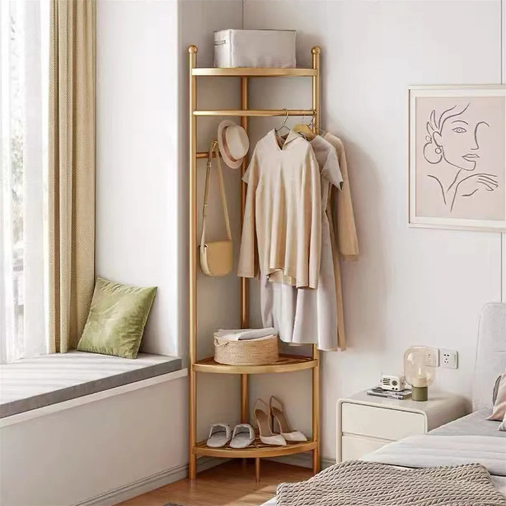 Coat Rack with Shelves