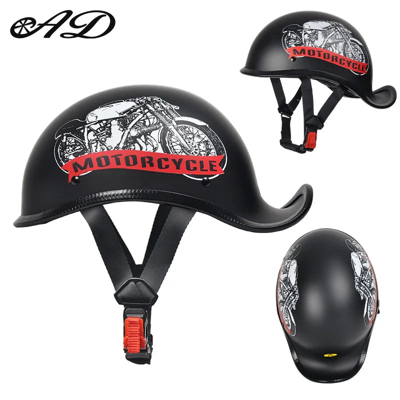 Motorcycle Upturned Tail Helmet