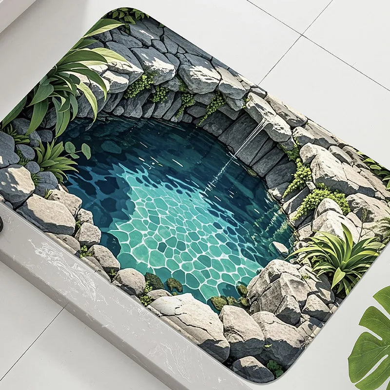 anti slip shower floor mat