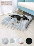 1PC Washable Plush Pet Crate Bed for Dog