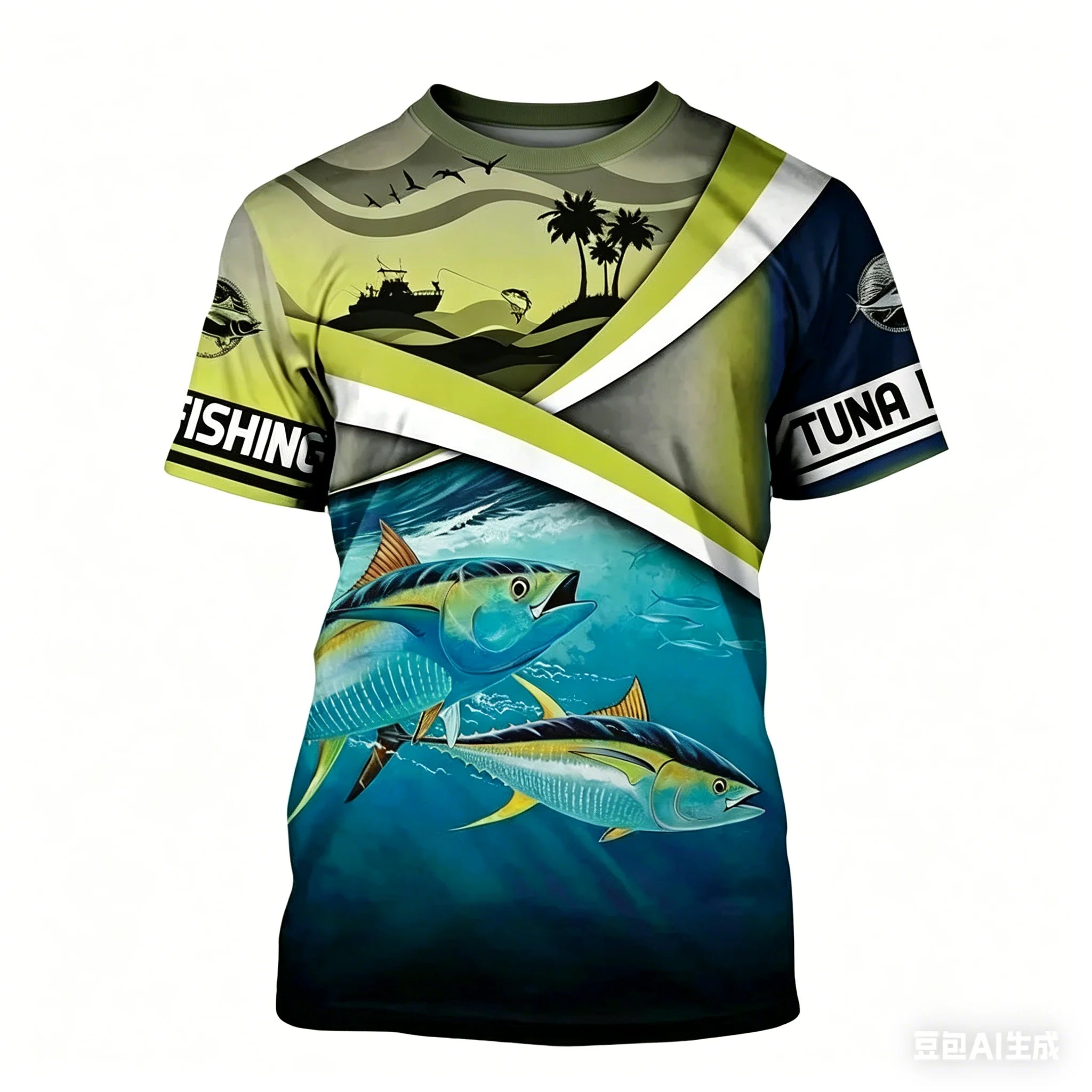 Mens Short Sleeve fishing t-shirt