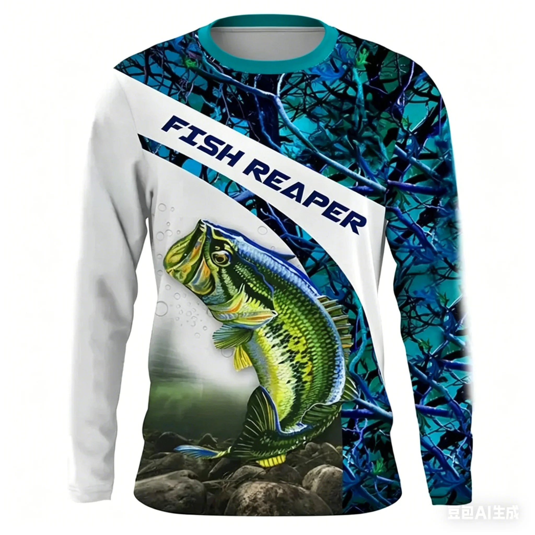 Men Summer Outdoor Fishing Long Sleeve t-shirt