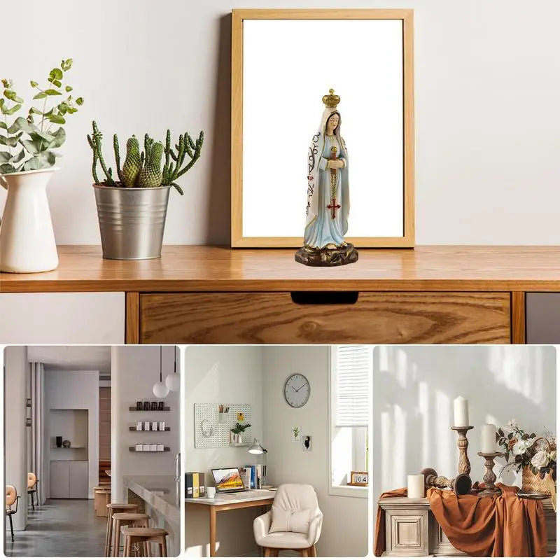 Mother Mary Statue Outdoor Virgin Mary Statue Resin Home Decor