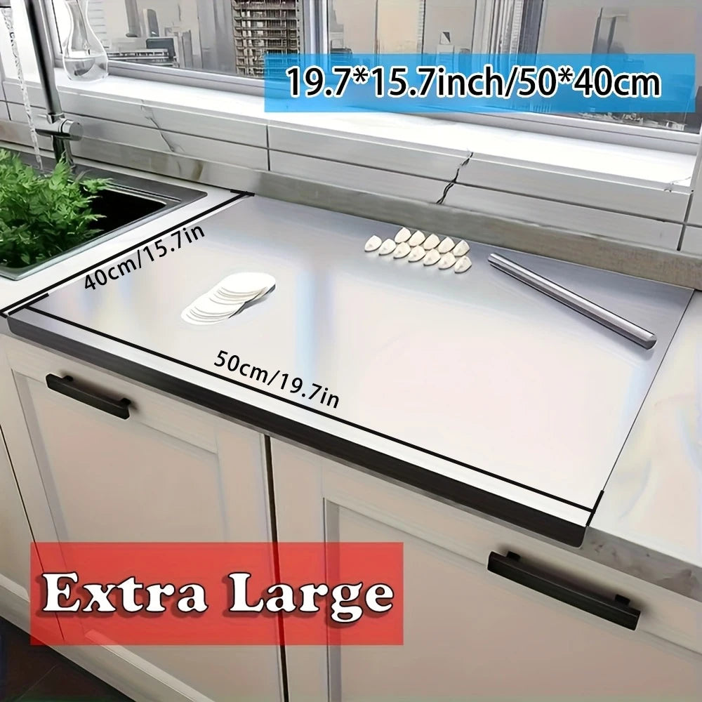 Stainless steel cutting board