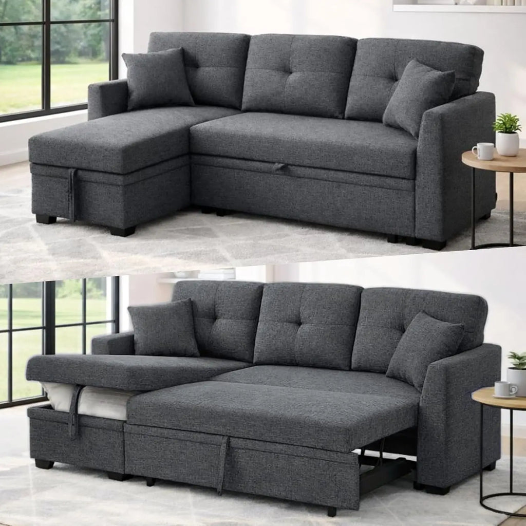 Convertible Sleeper Sofa Bed with Pull Out Couch
