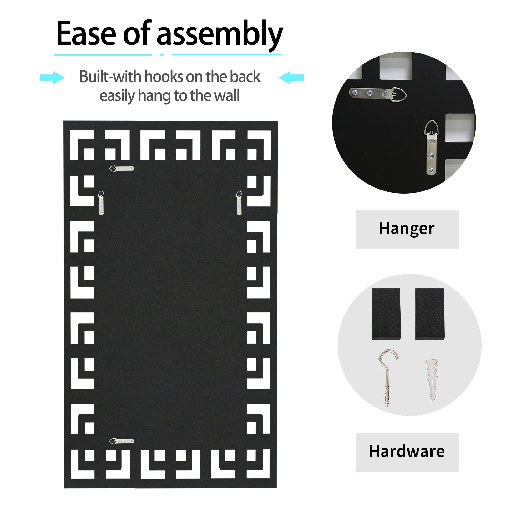 Rectangle Silver Mirror