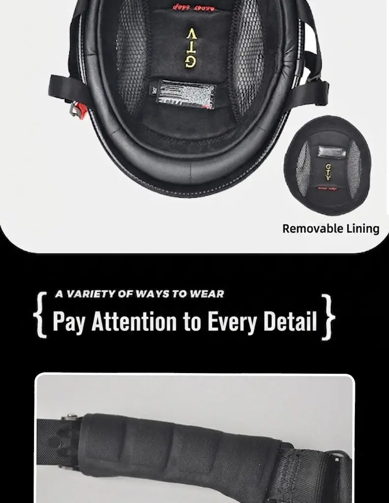 Motorcycle Upturned Tail Helmet
