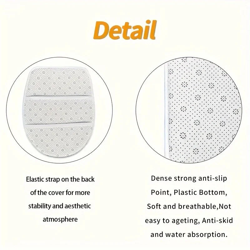 Leopard Pattern Bathroom Mat Set Anti Slip Water Absorbing Quick Drying Shower Room Carpet Toilet Floor Mat