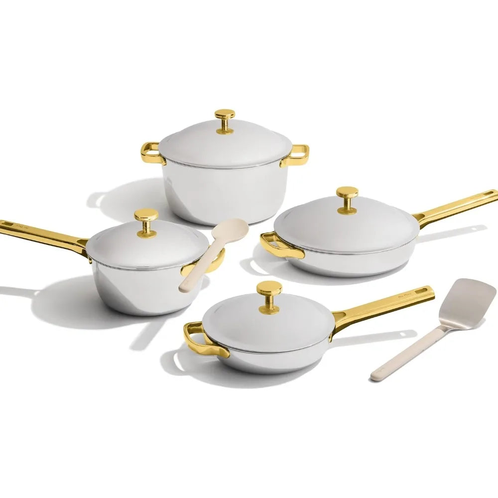titanium pro cookware set (4-piece) – always pan & perfect pot