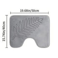3 Piece Bathroom Memory Foam Mat