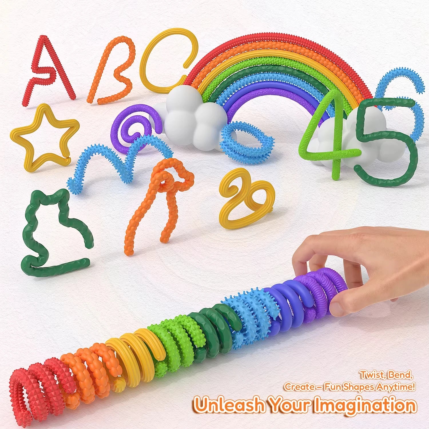 8pcs EDC Fidget Sensory Sticks toys,