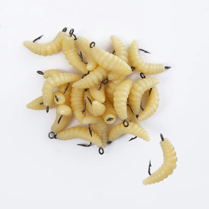 Rubber Maggots Fishing Bait