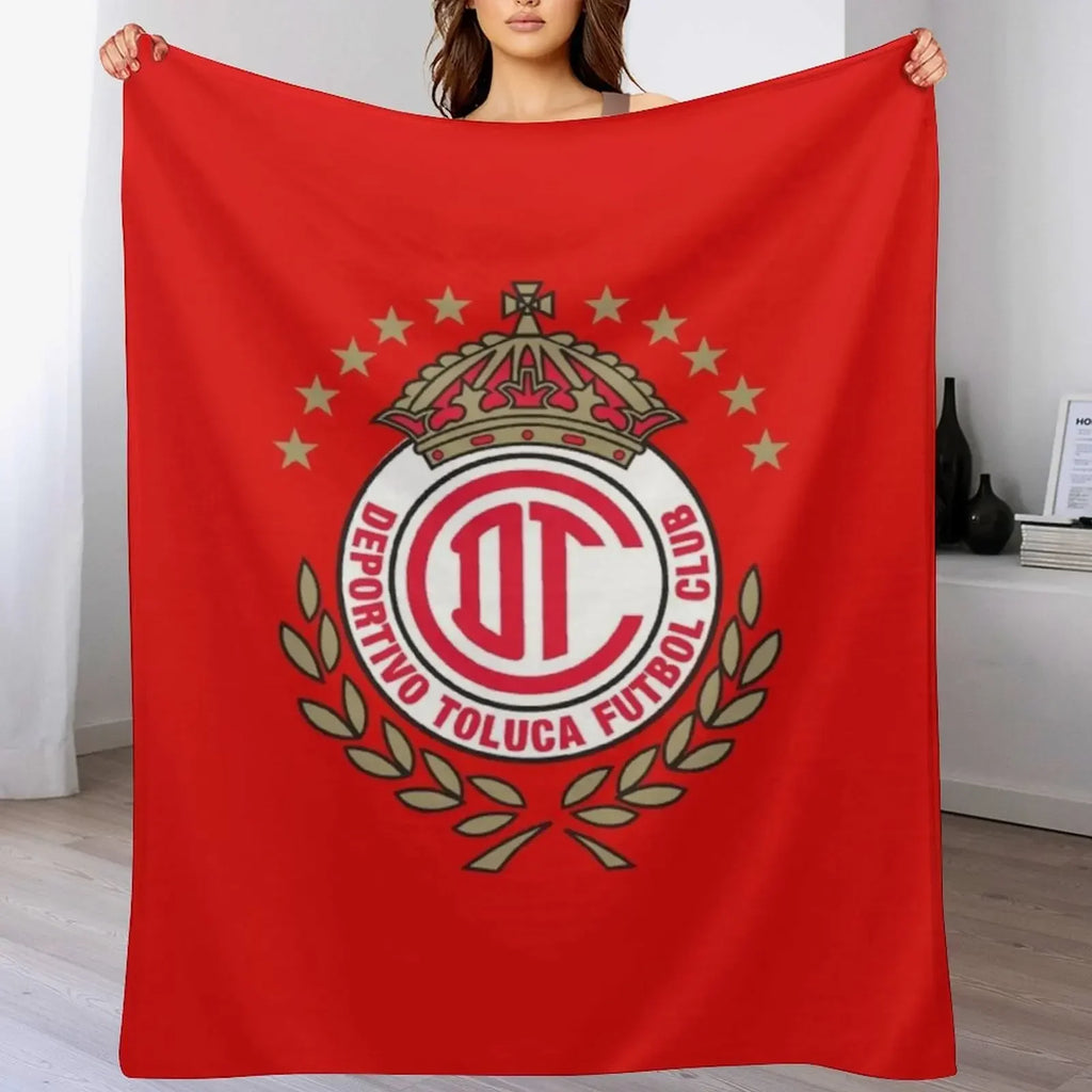 Toluca football Throw Blanket