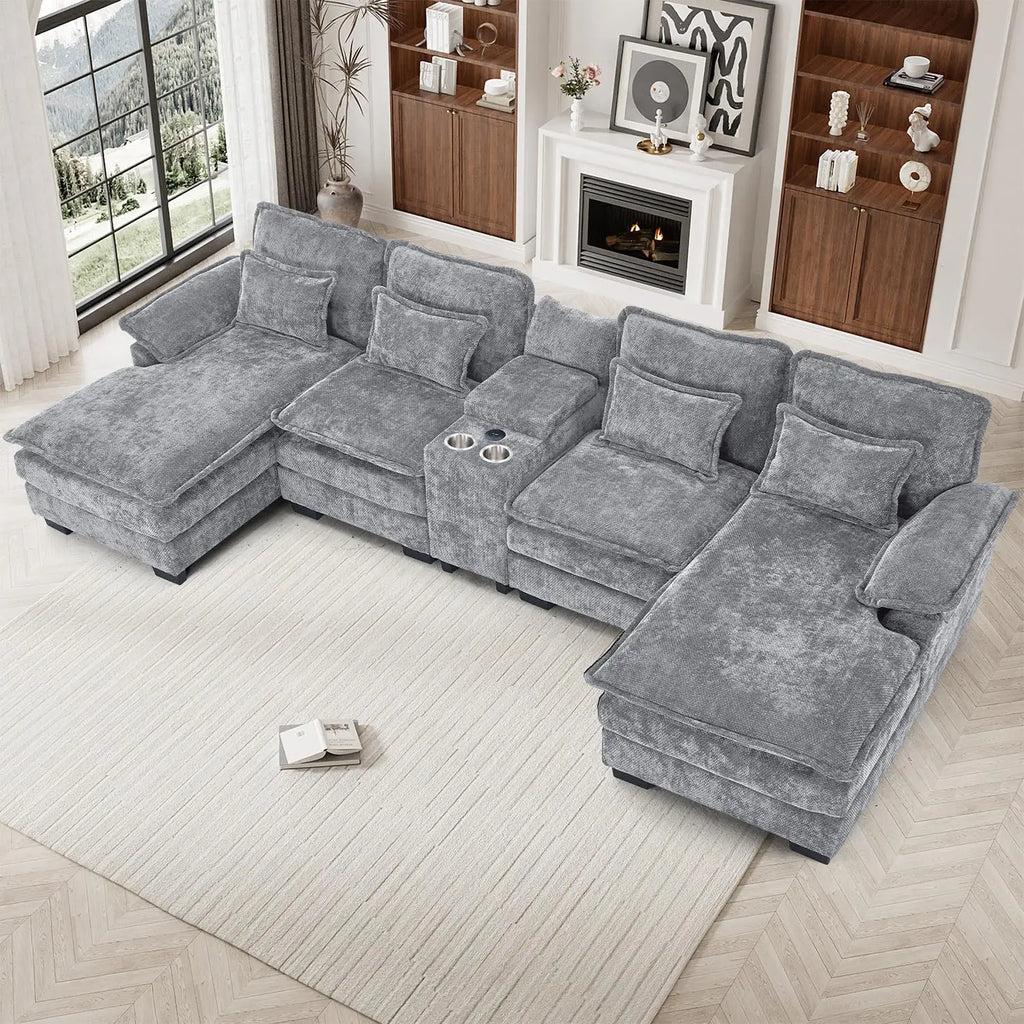 U Shaped Modular Sectional Sofa