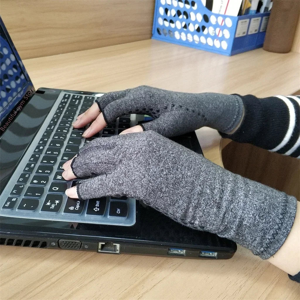 Compression Arthritis Gloves Wrist Support Brace Carpal Tunnel Pain Relief