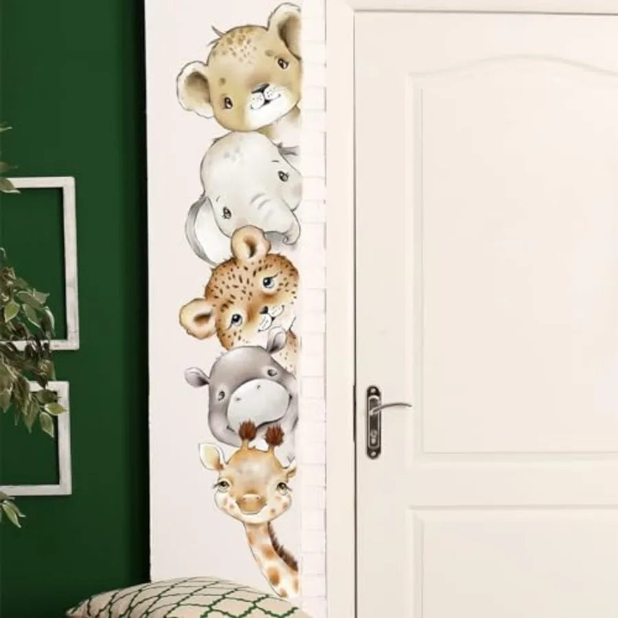 45.66 x 37 Inch Watercolor Wall Decals Large Boho Yellow Wall Sticker