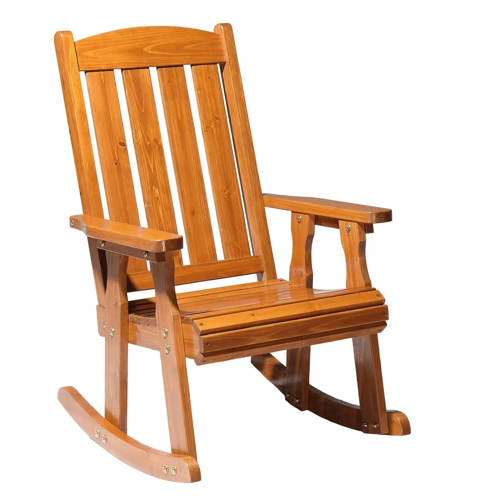 Outdoor Heavy Duty Wooden Rocking Chair