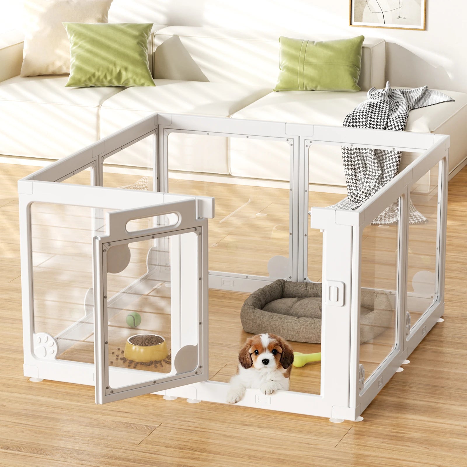 Clear Dog Play Pen
