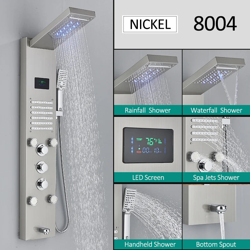 LED Shower Panel Tower System