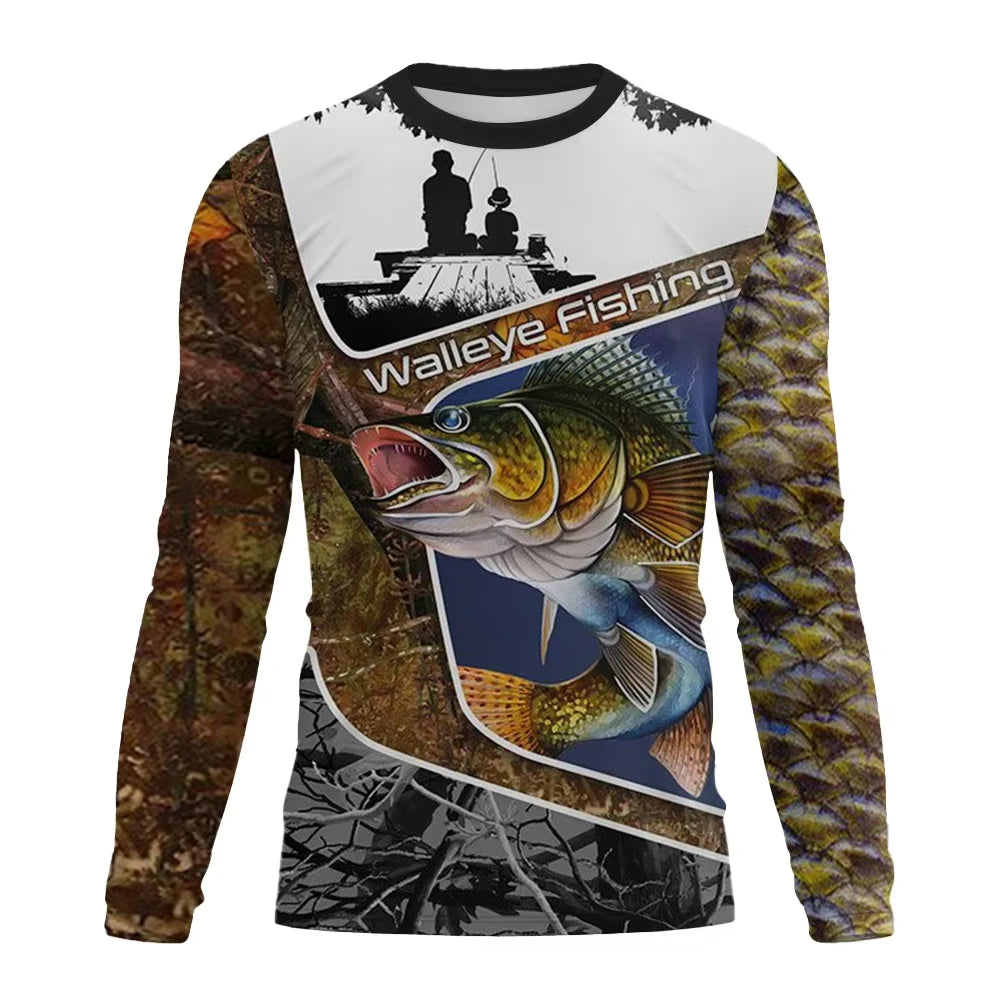 Men Summer Outdoor Fishing Shirts
