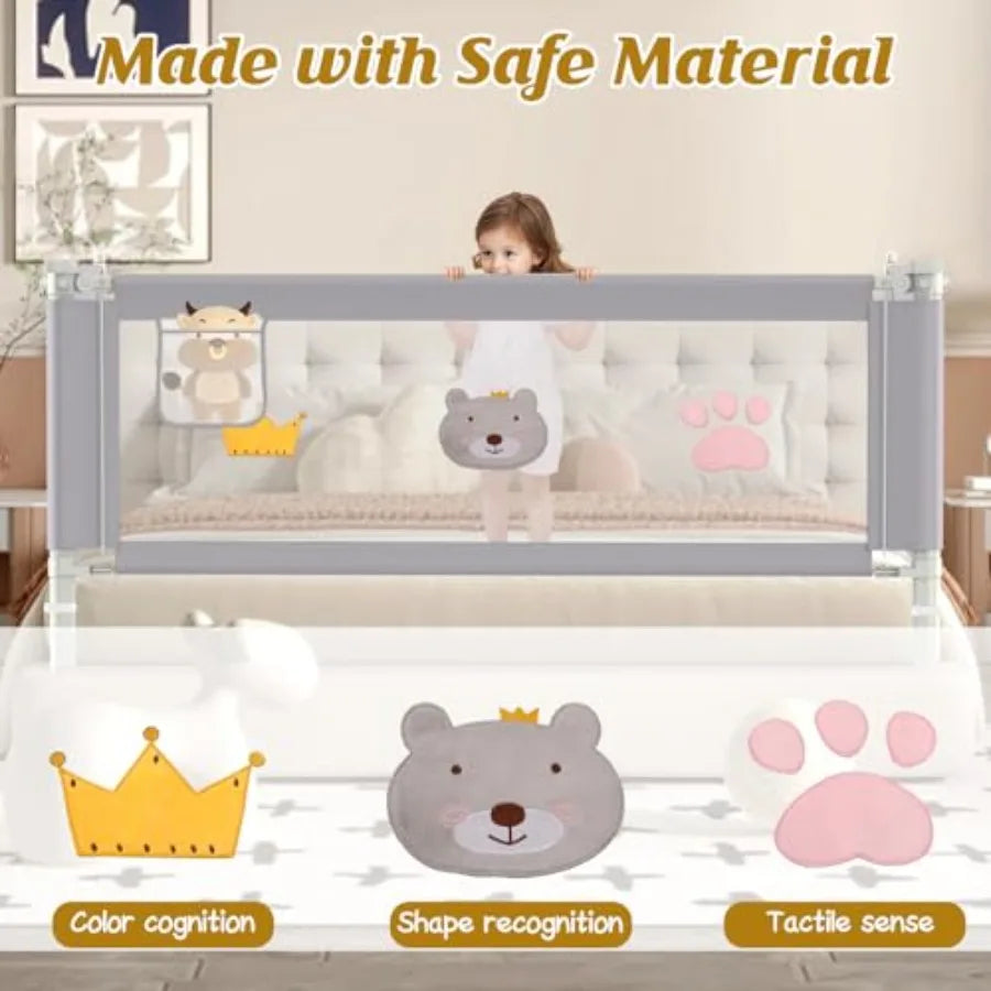 Height Adjustable Toddlers Safety beds