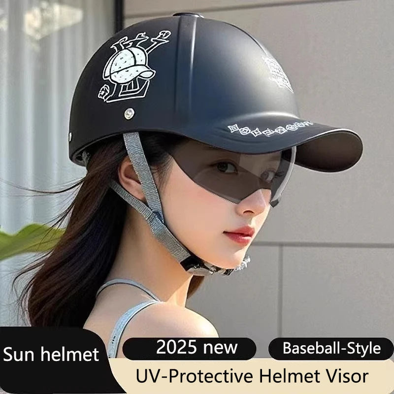 Unisex Baseball-Cap Style Helmet