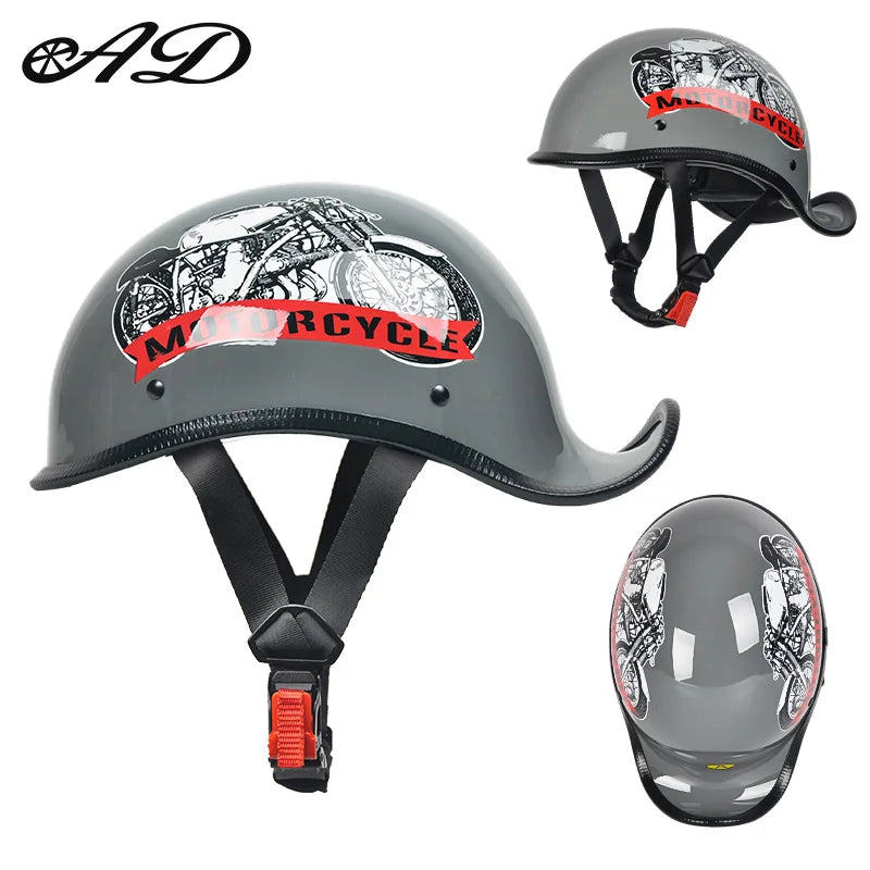 Motorcycle Upturned Tail Helmet