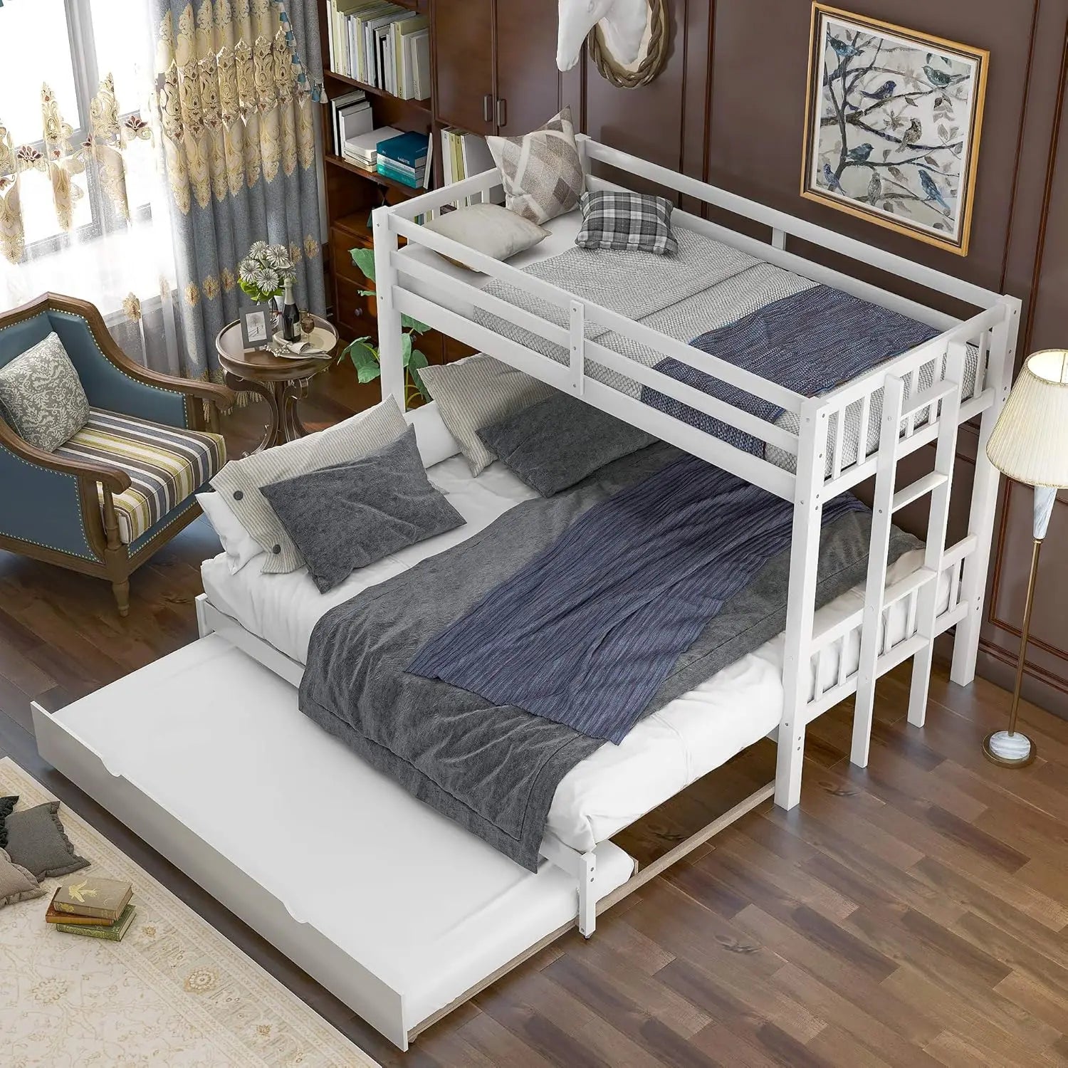 Twin Over Twin King Bunk Beds