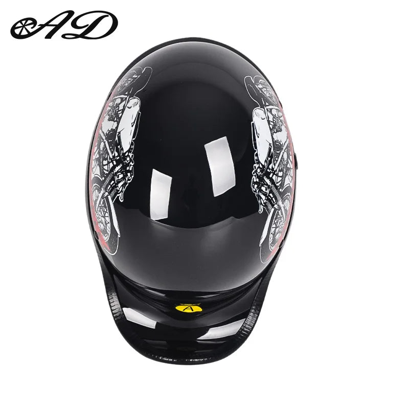 Motorcycle Upturned Tail Helmet