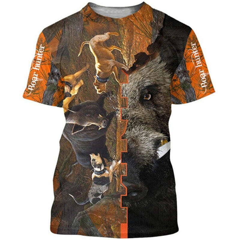 Camo Hunting Animals T Shirts