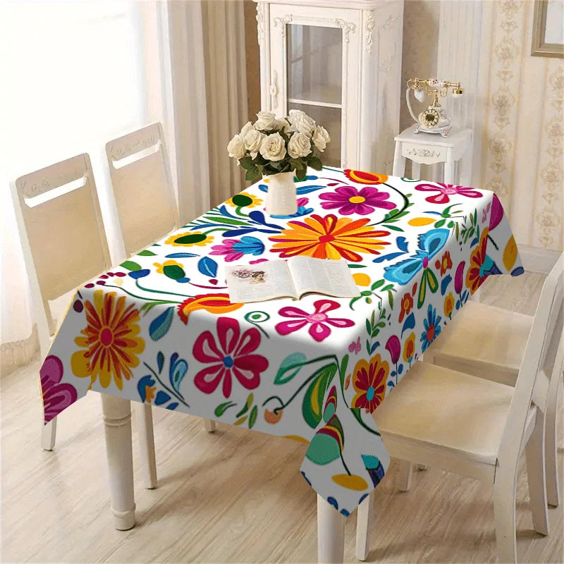 Rectangular Vibrant Cinco de Mayo Tablecloth