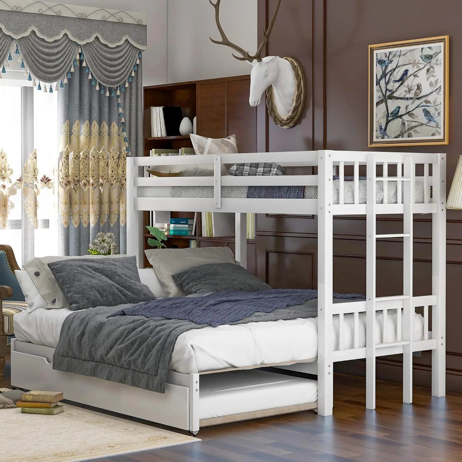 Twin Over Twin King Bunk Beds